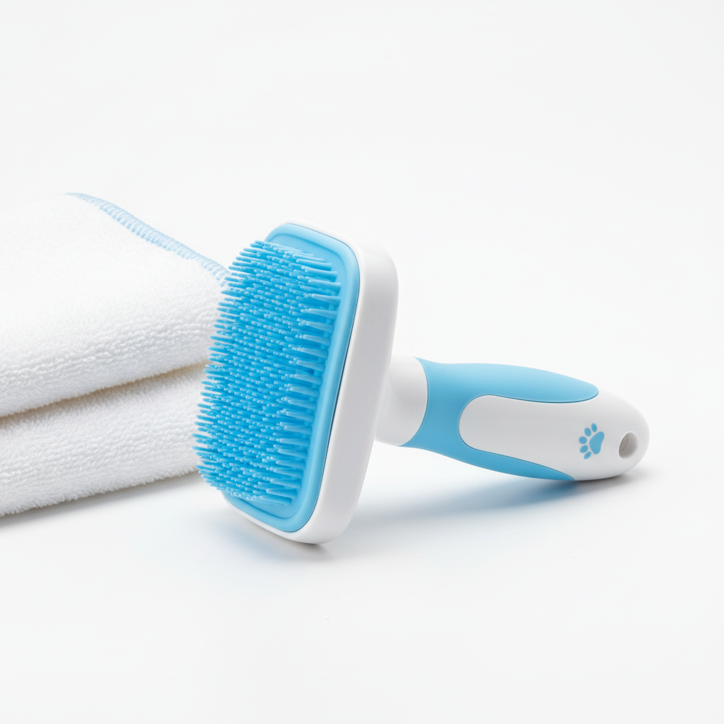 Brosse Démêlante Douce – Chien & Chat | Toilettage Sans Douleur