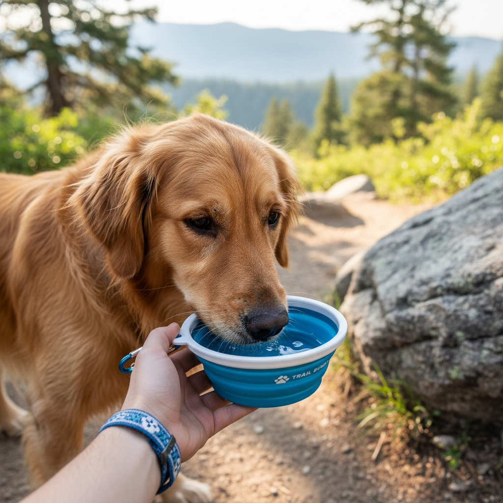 Gamelle Pliable de Voyage pour Animaux
