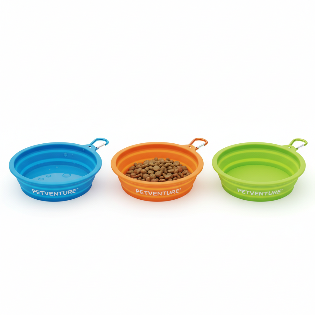 Gamelle pliable de voyage pour animaux